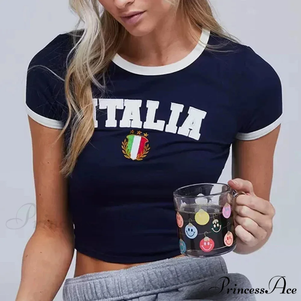 Retro Crop Top T-shirt - Image 5