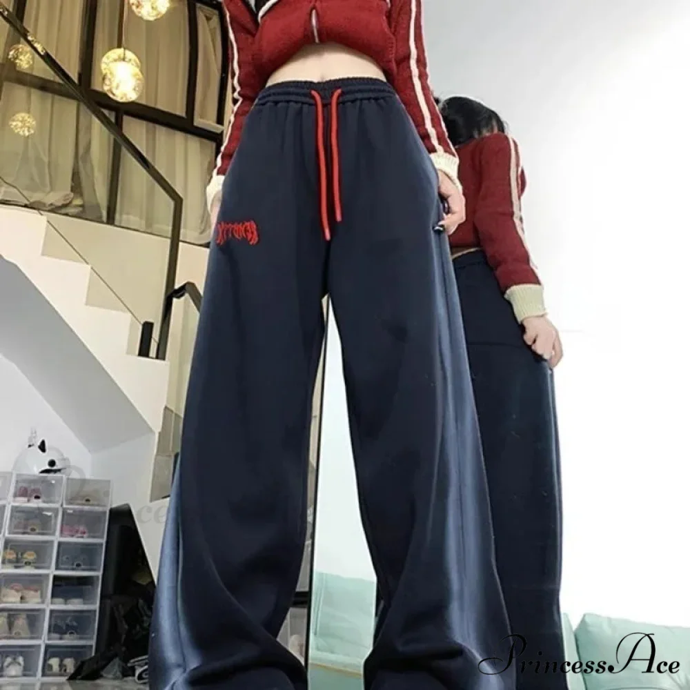 Retro Fleece Joggers Cold Weather Trousers - Image 4
