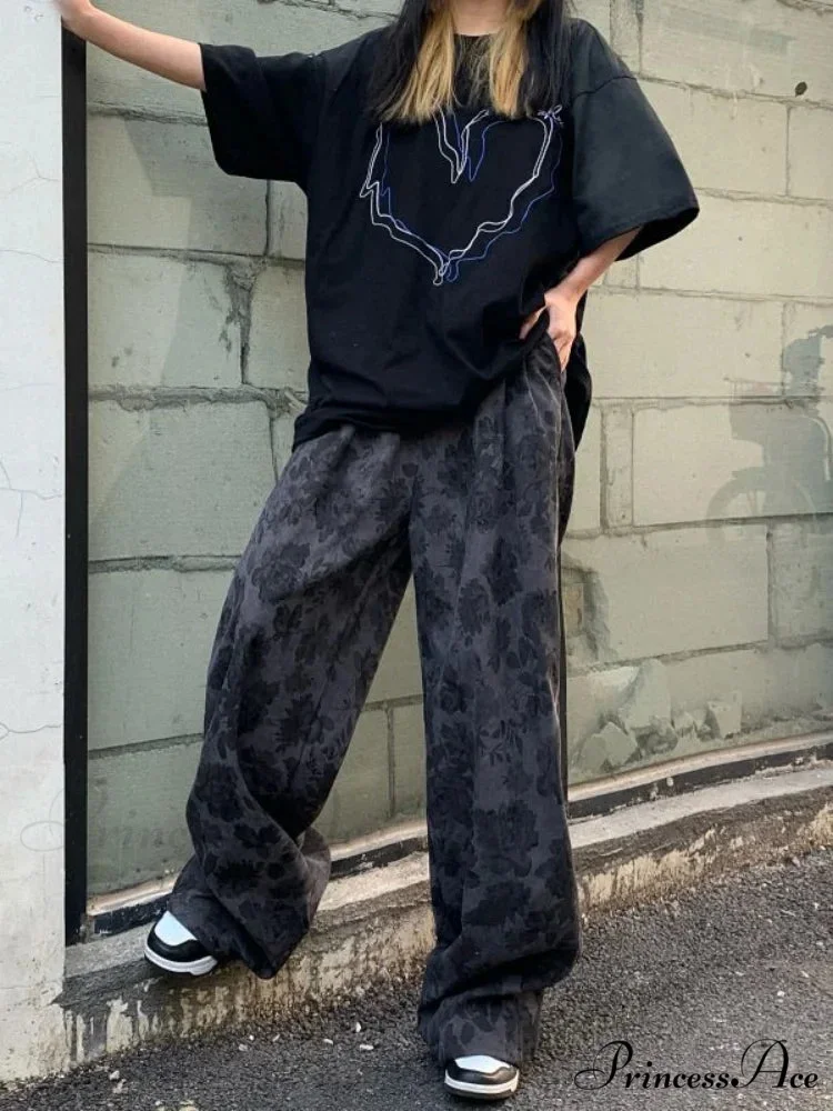 Ribbed Retro Pattern High Rise Jogger Pant - Image 5