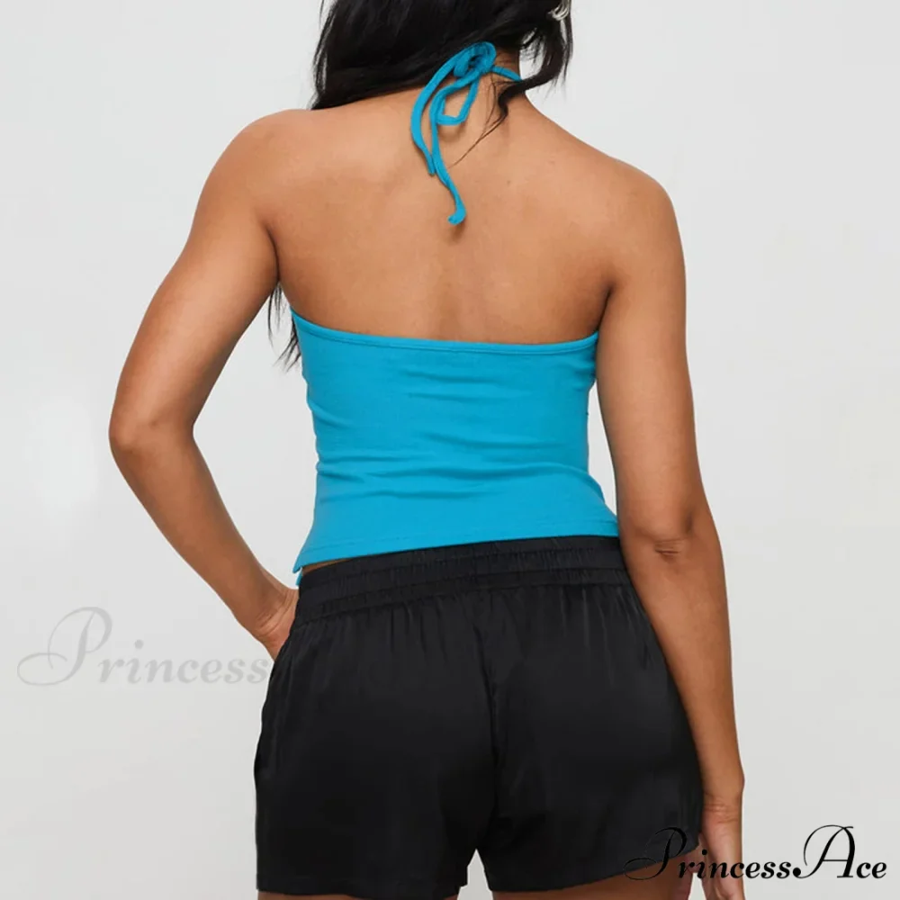 Ribbon Lace Trim Enchanting Crop Top - Image 4