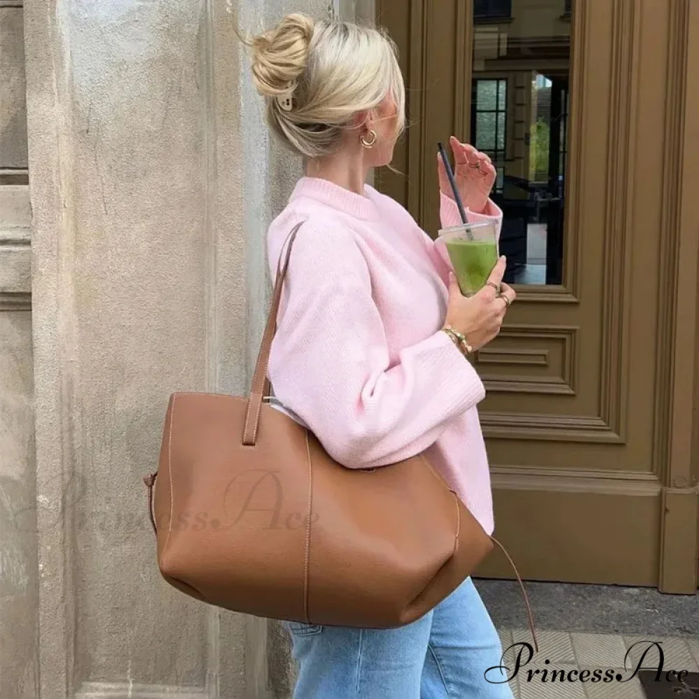 Rose O-neck Baggy Informal Pullover Jumper - Image 6