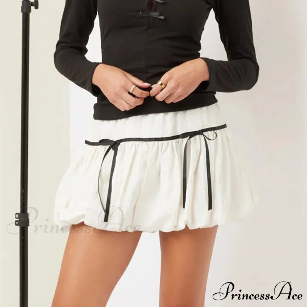 Round High Waist Balloon Skirt - Image 5