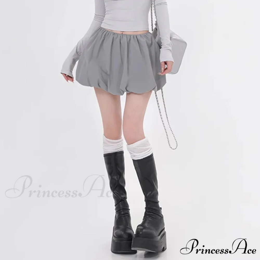 Round Puffball Stretchy Skirt - Image 4