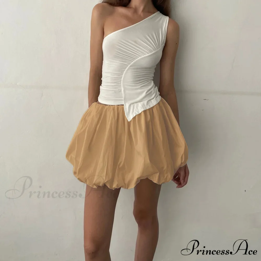 Round Puffball Stretchy Skirt - Image 5