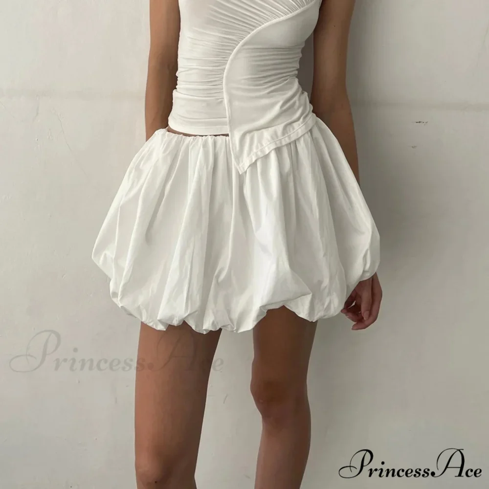 Round Puffball Stretchy Skirt - Image 6