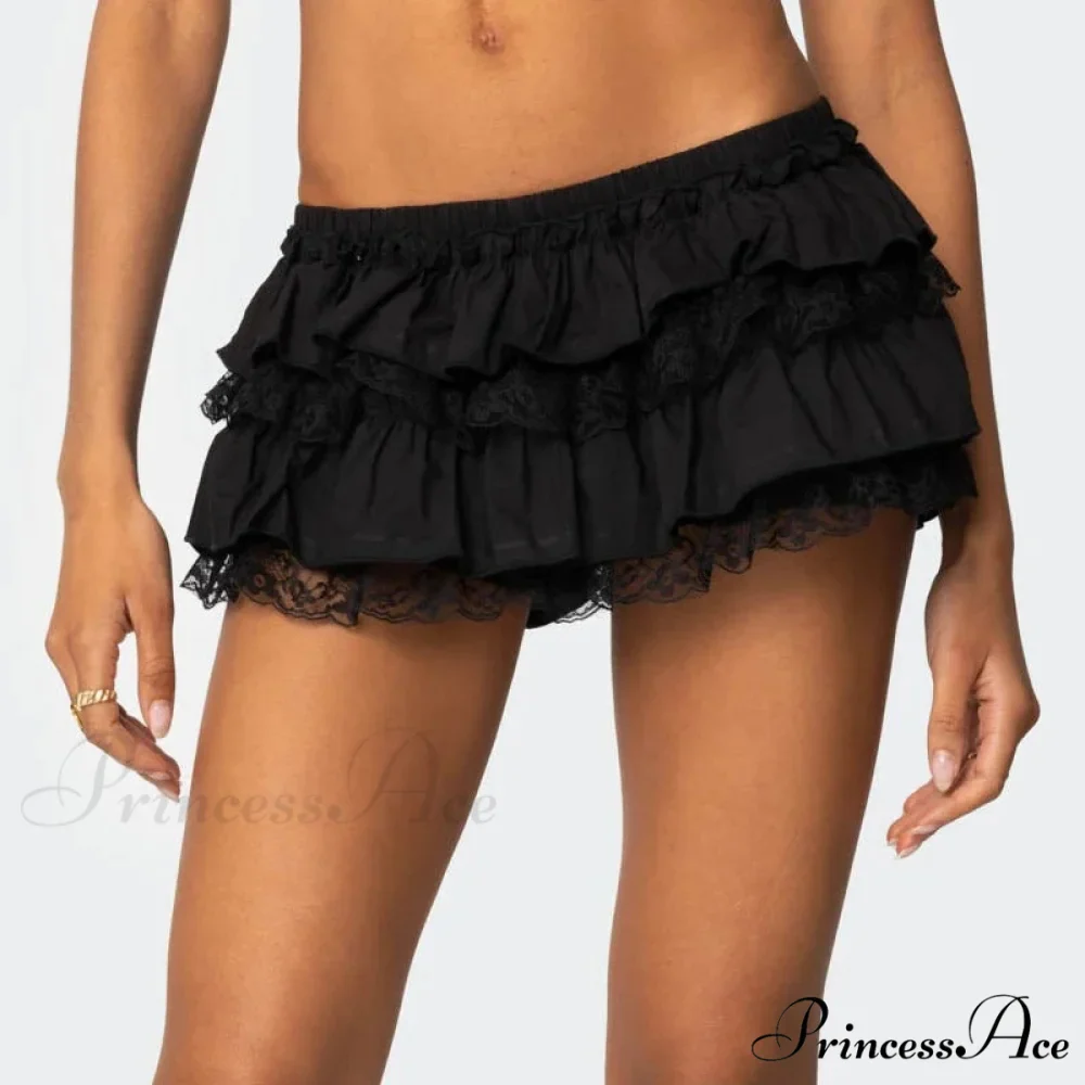 Ruffled Tiered Frilly Bloomer Skirt - Image 7