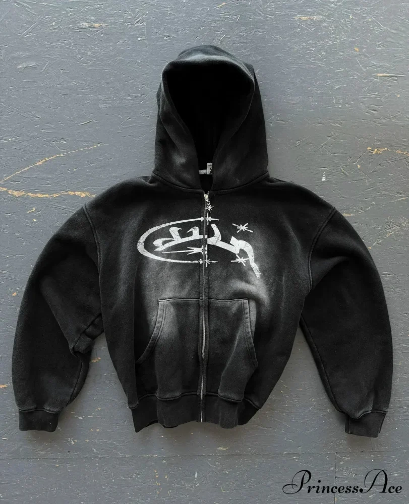 Sacred Stitched Zip Up Hoodie - Image 11