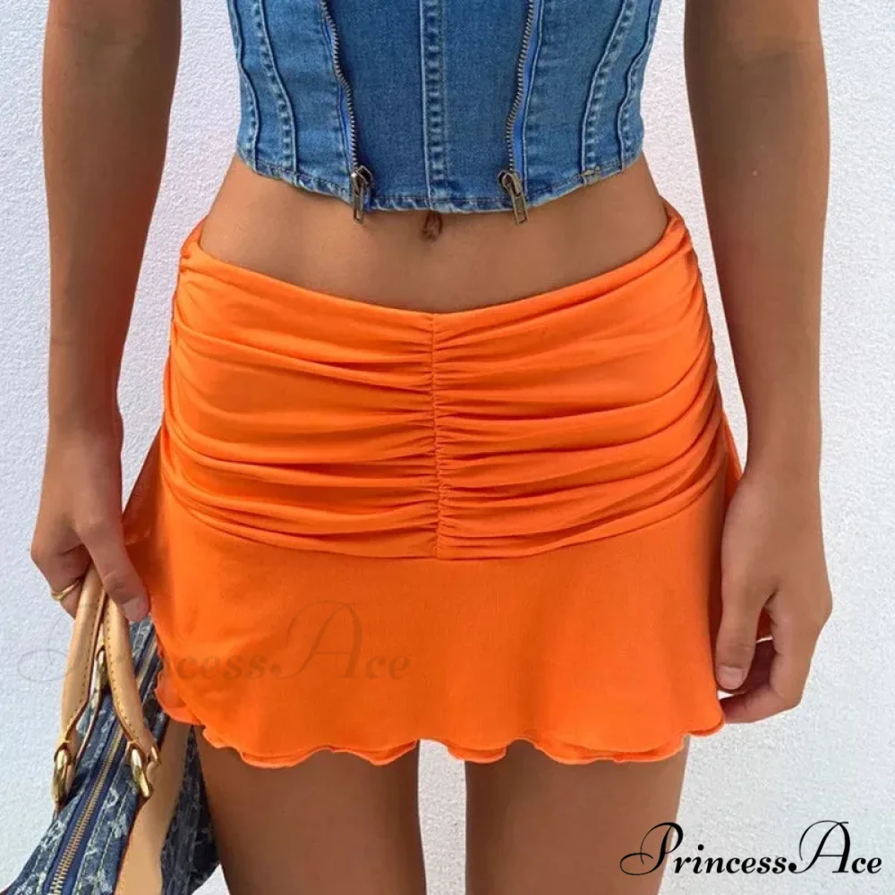 Seaside Folded High Waist Skirt - Image 4