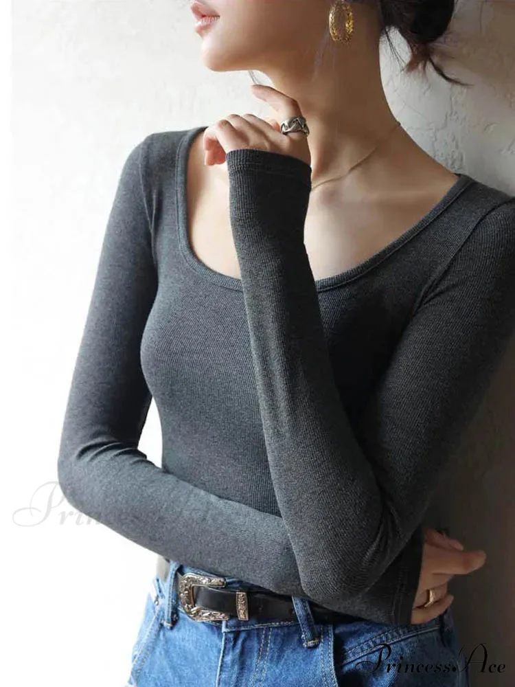 Short Neck Undercoat Trim Fit Sweater - Image 3