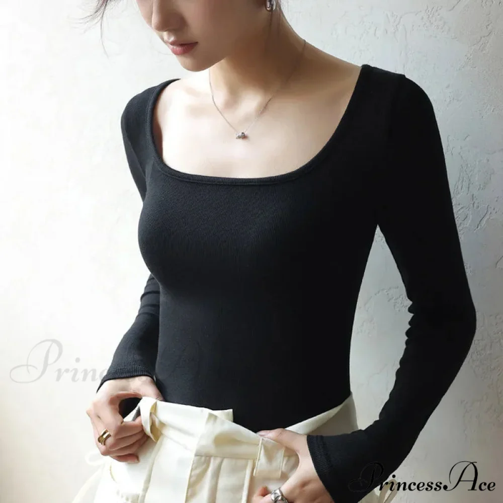 Short Neck Undercoat Trim Fit Sweater - Image 7
