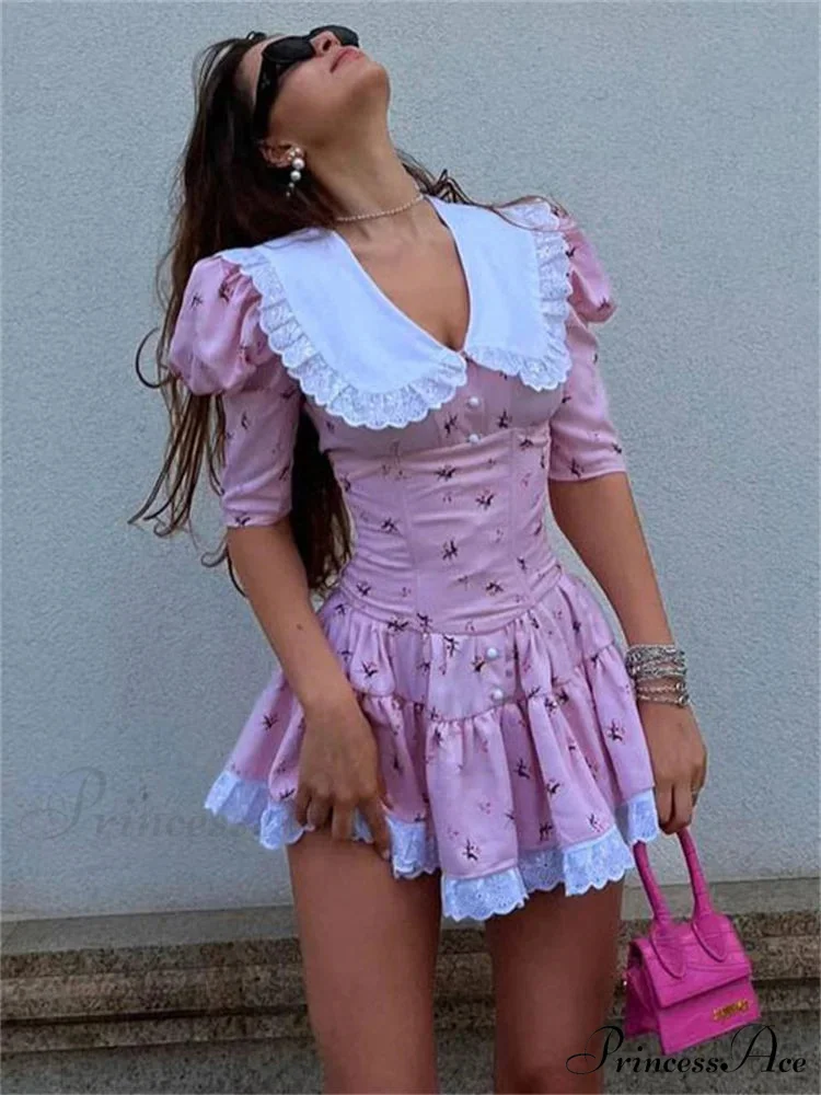Short Sleeve Mini Dress - Image 5