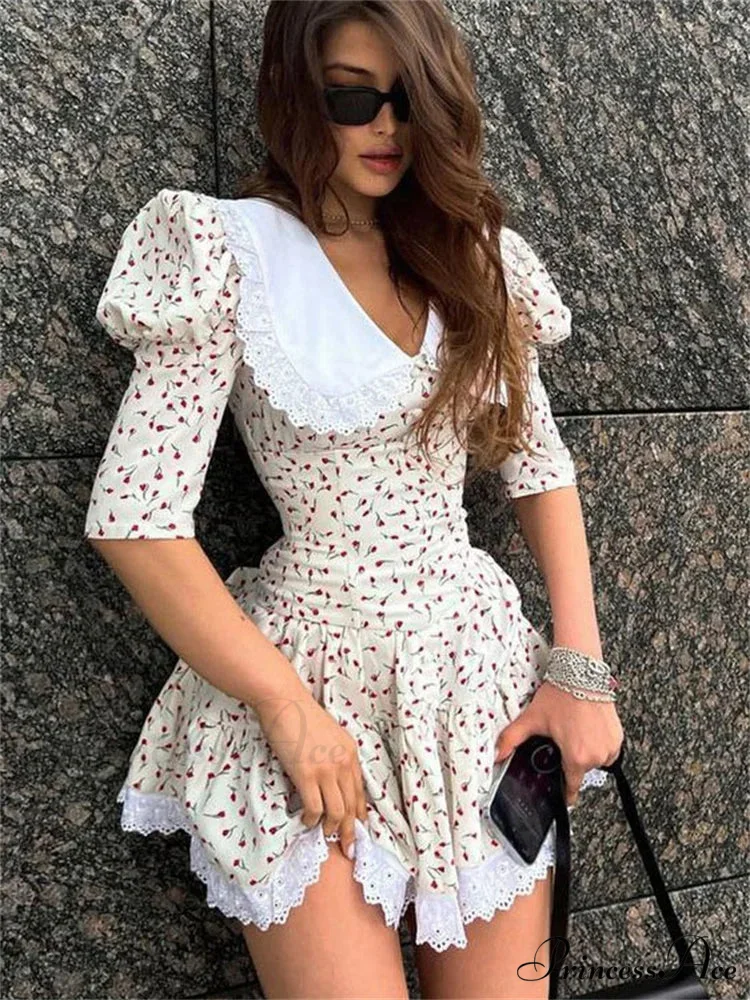 Short Sleeve Mini Dress - Image 7