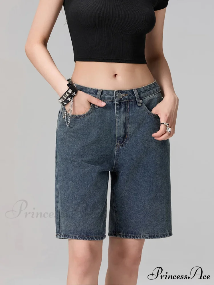 Short Waist Straight Leg Denim Brief - Image 3