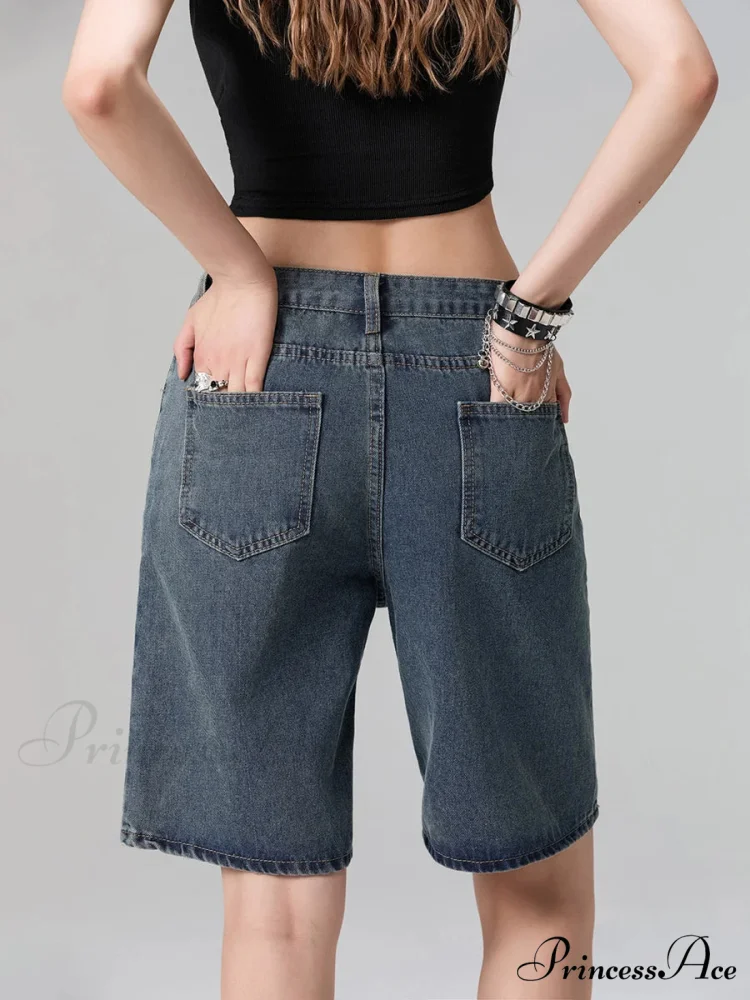 Short Waist Straight Leg Denim Brief - Image 4