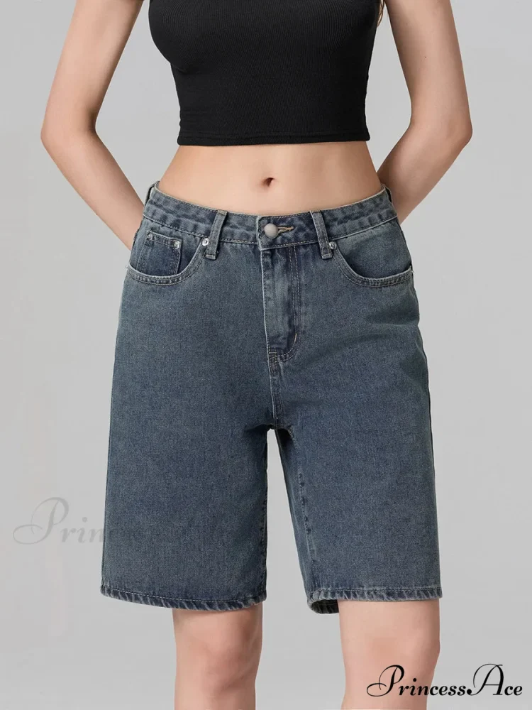 Short Waist Straight Leg Denim Brief - Image 7