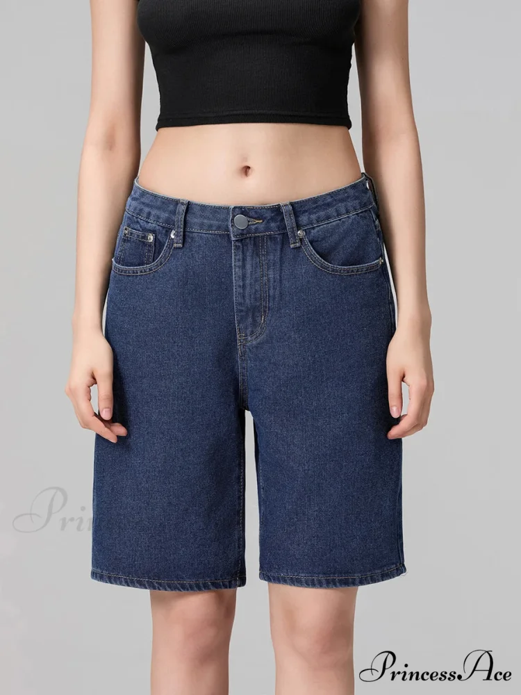 Short Waist Straight Leg Denim Brief - Image 8