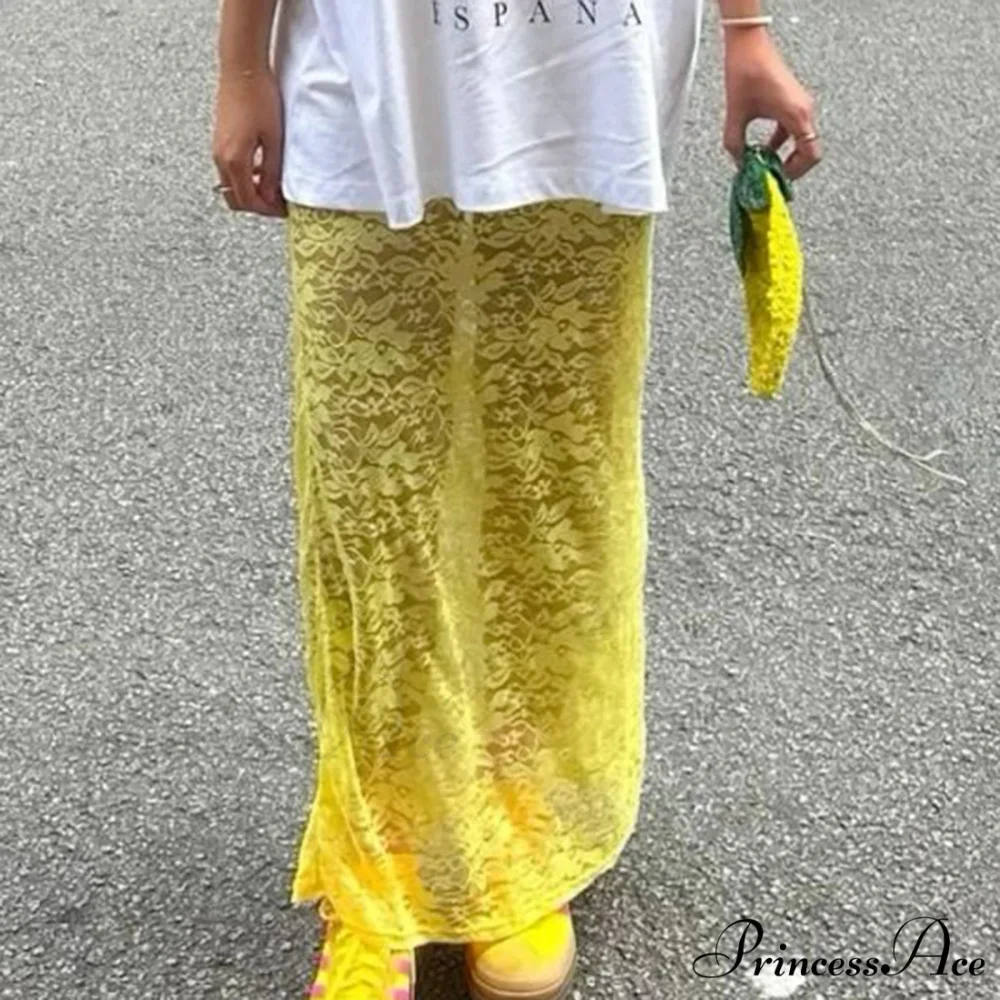 Short Waist Transparent Skirt - Image 2