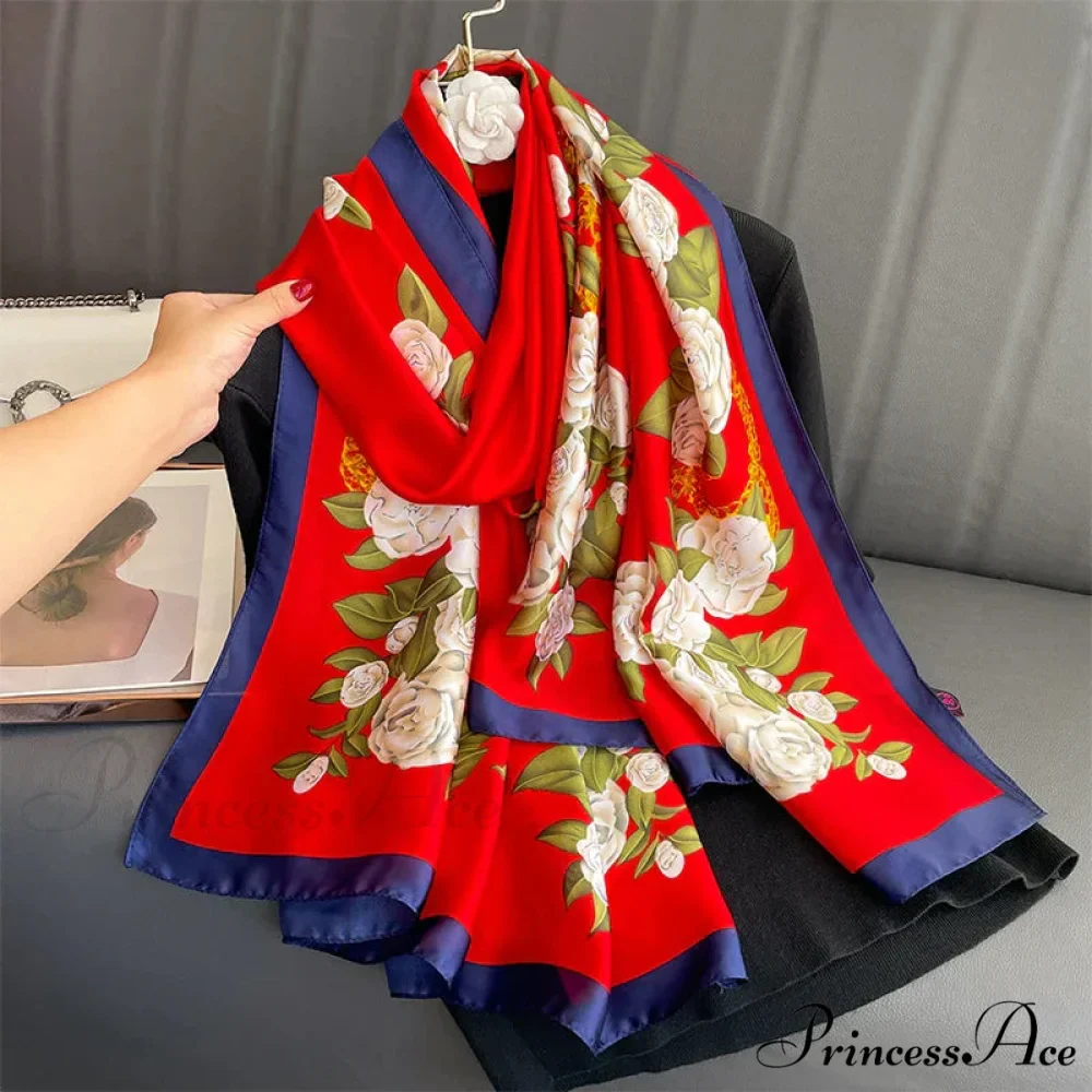 Silk Luxurious Beach Scarf - Image 13
