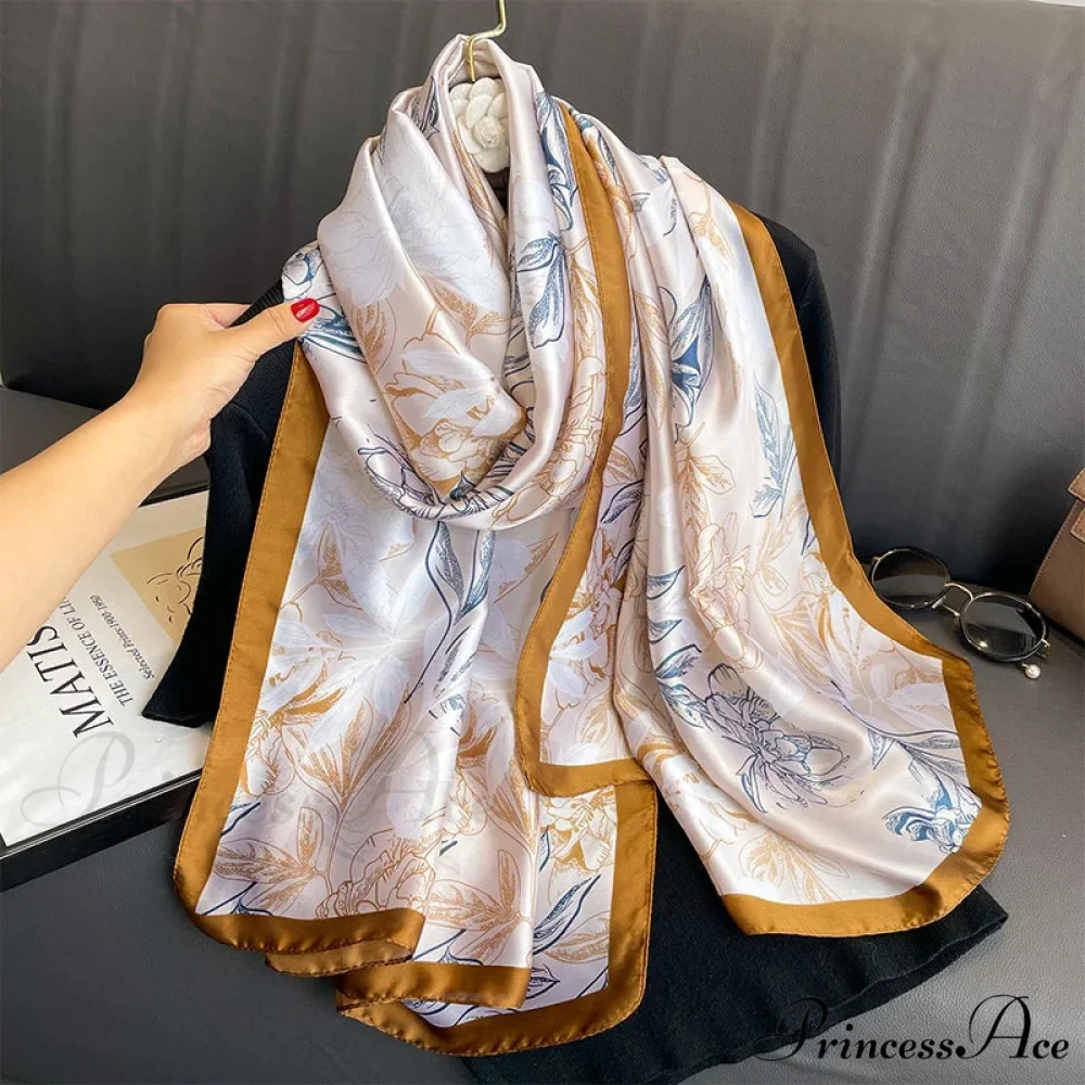 Silk Luxurious Beach Scarf - Image 15