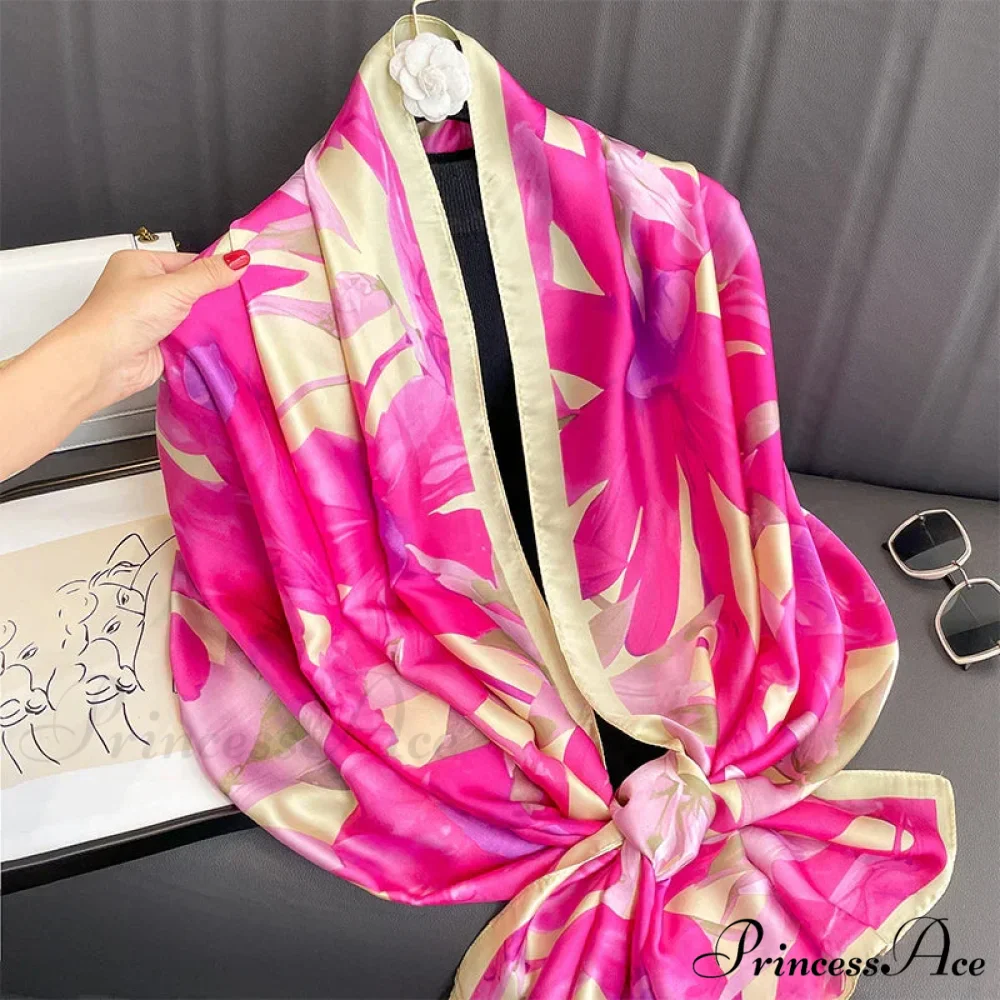 Silk Luxurious Beach Scarf - Image 3