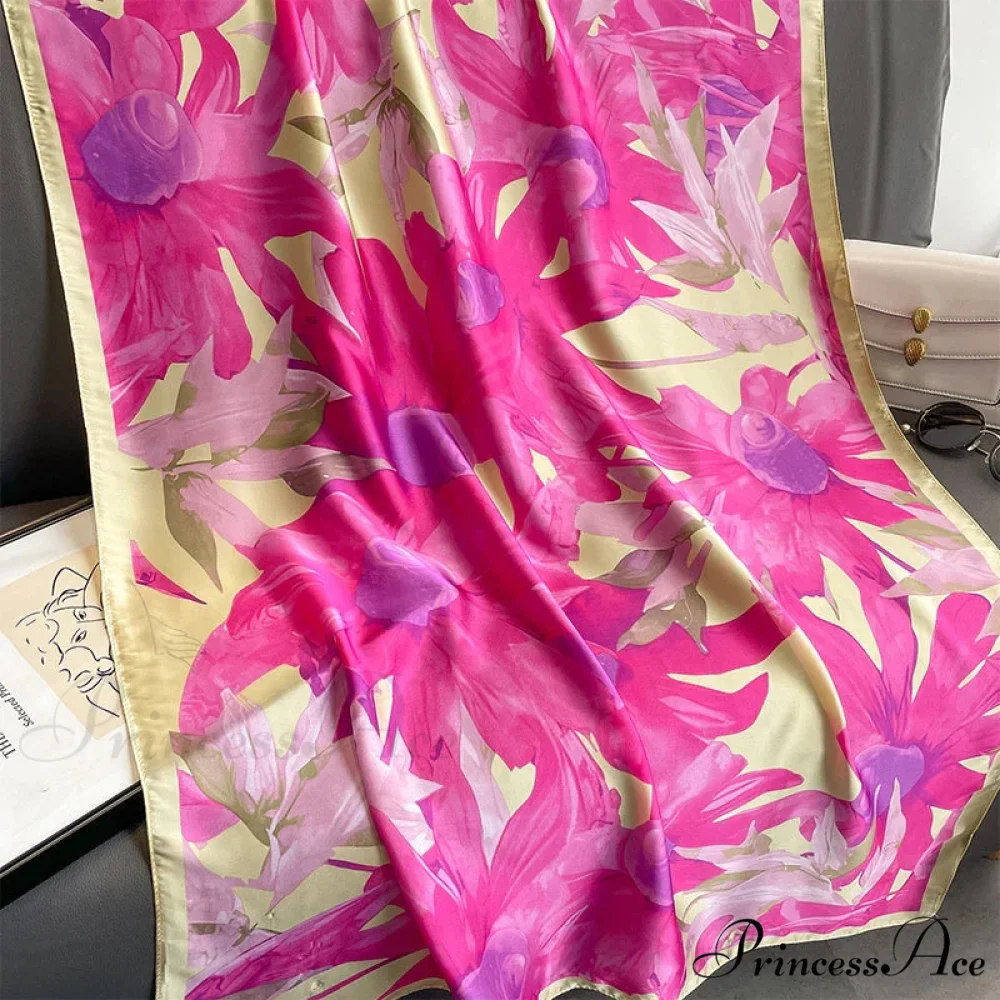 Silk Luxurious Beach Scarf - Image 4