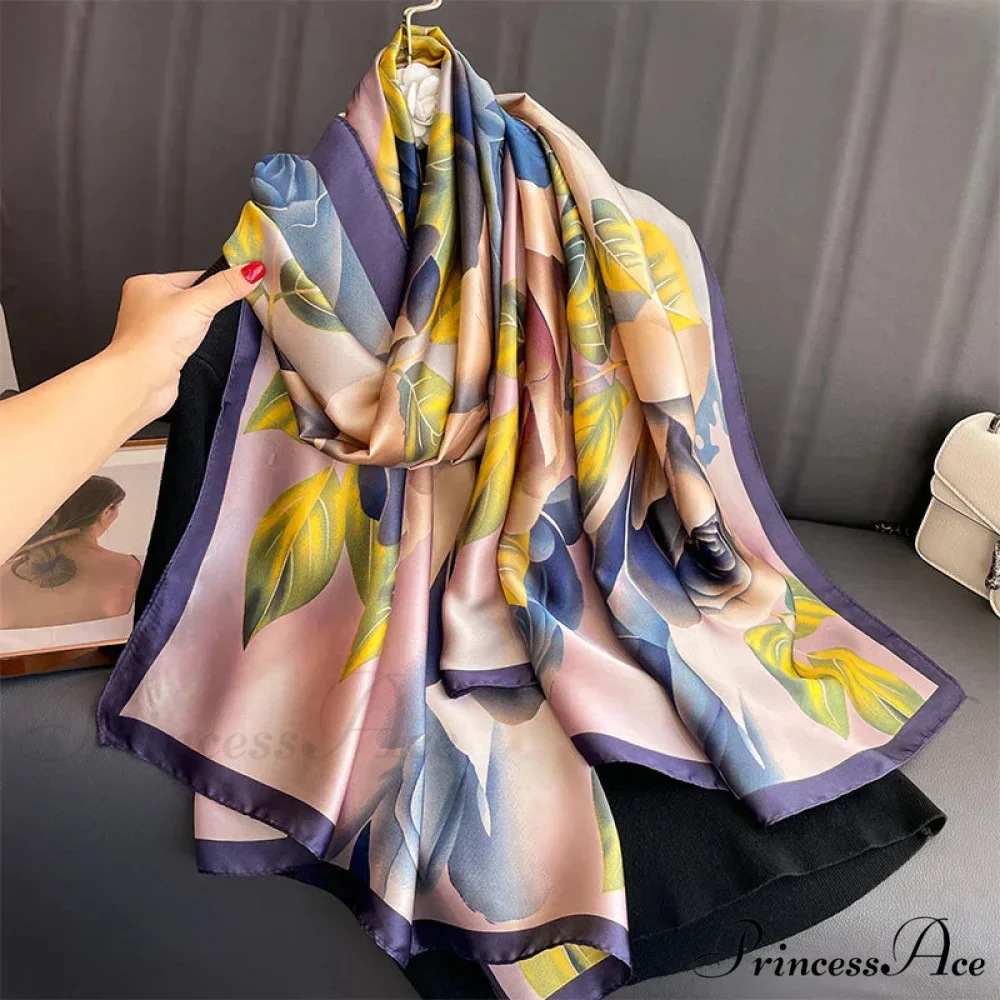 Silk Luxurious Beach Scarf - Image 5