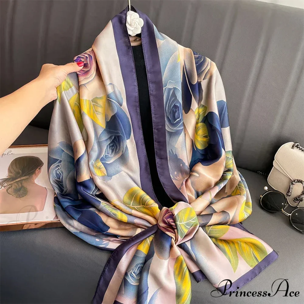 Silk Luxurious Beach Scarf - Image 6