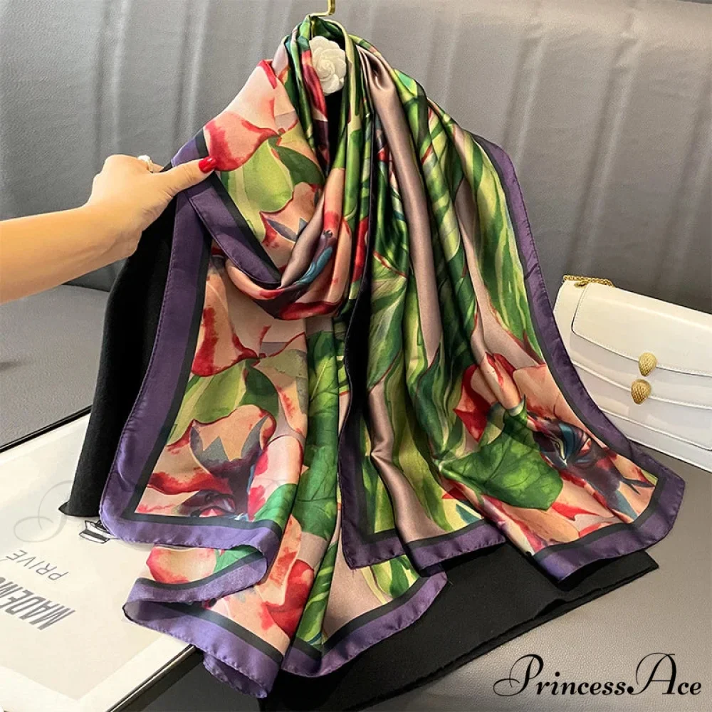 Silk Luxurious Beach Scarf - Image 7