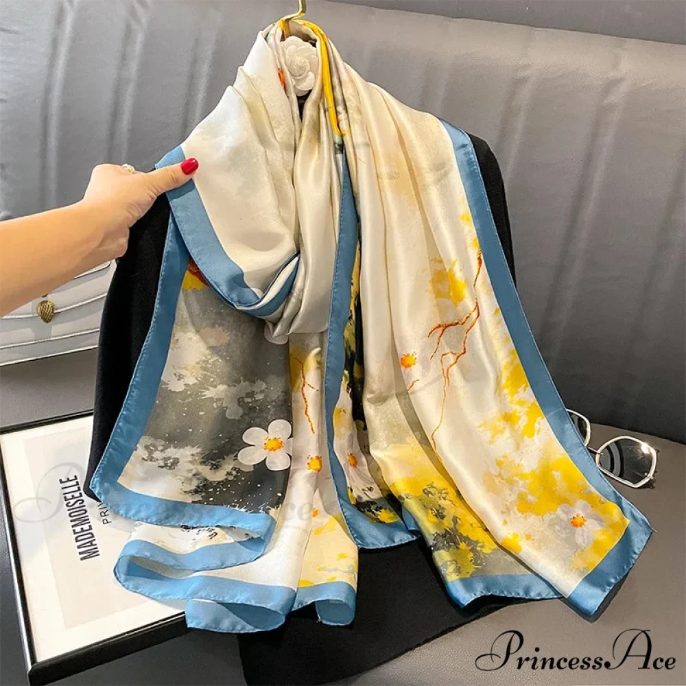 Silk Luxurious Beach Scarf - Image 8