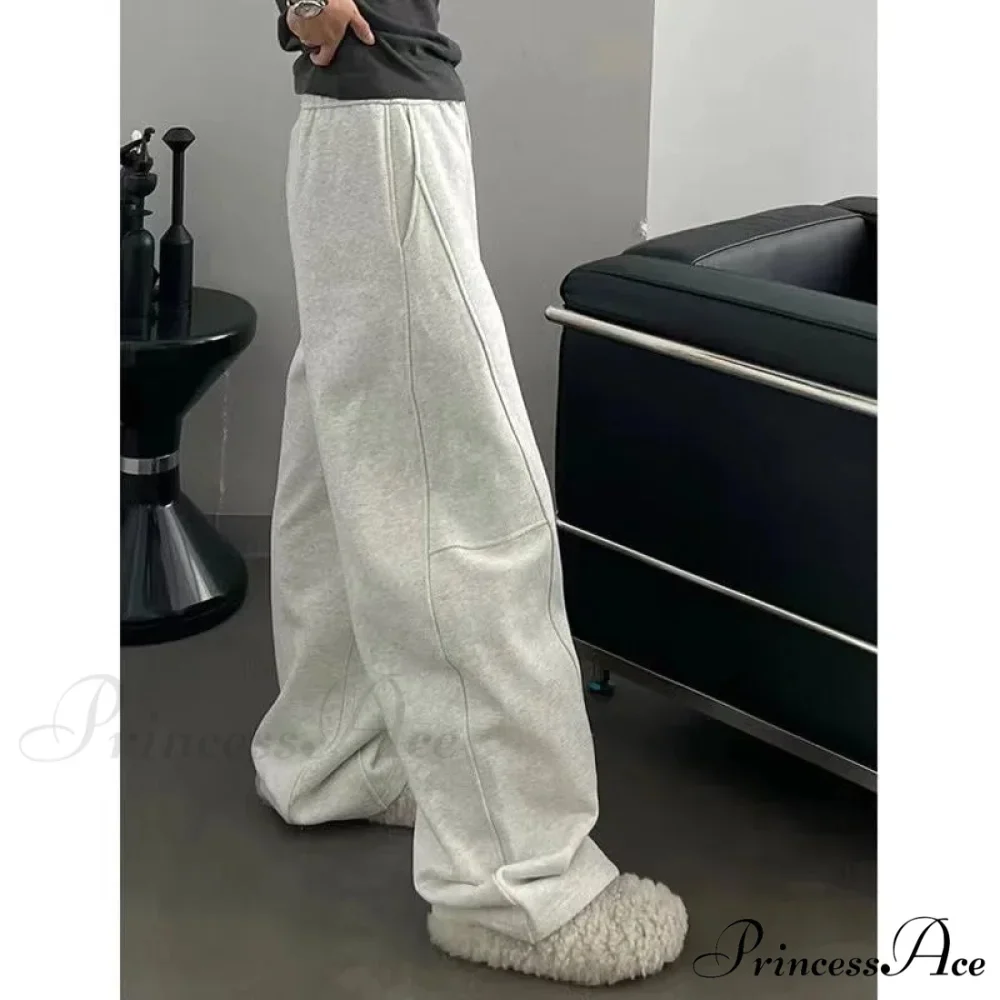 Simple Large Y2K Women Sweatpants Trousers - Image 3