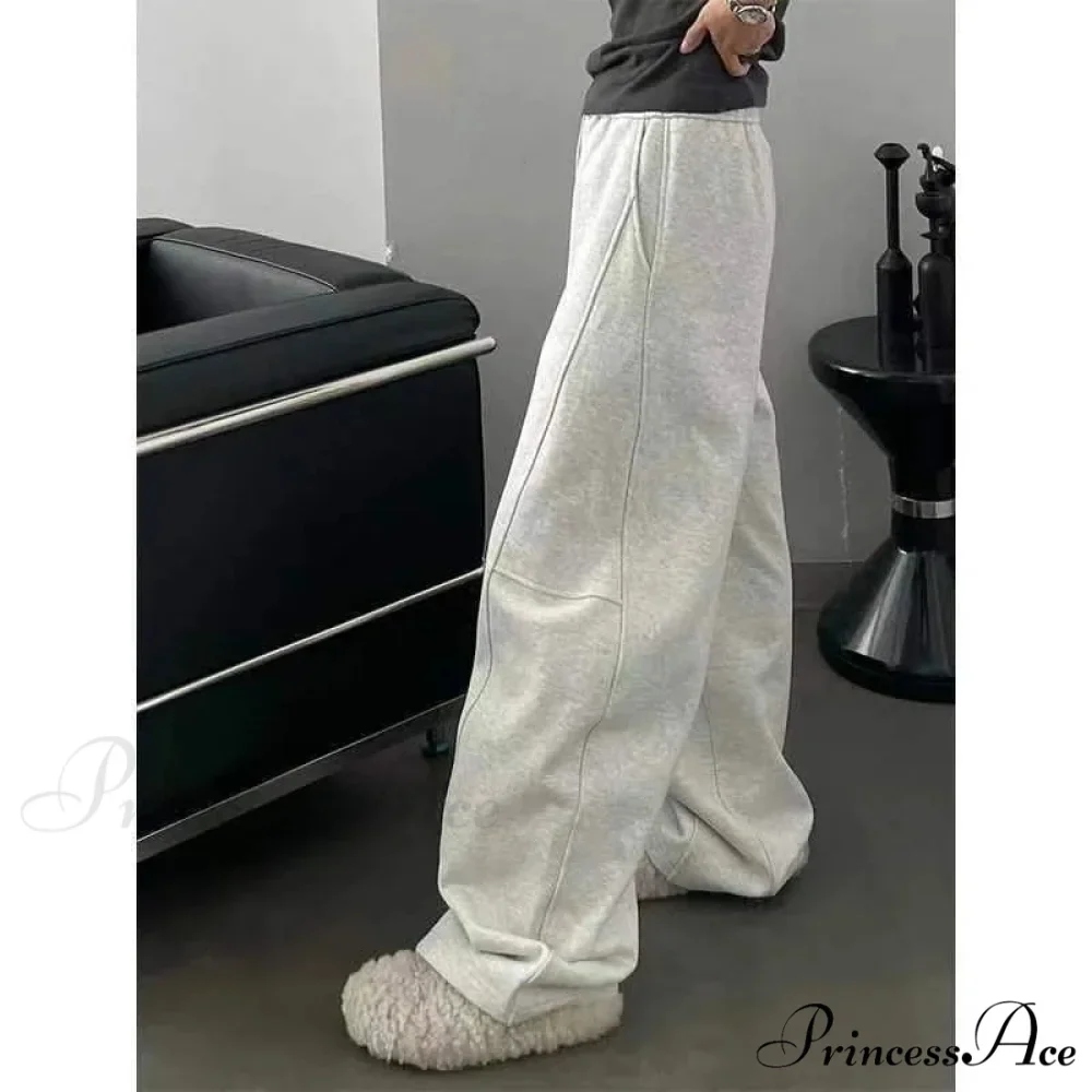 Simple Large Y2K Women Sweatpants Trousers - Image 4