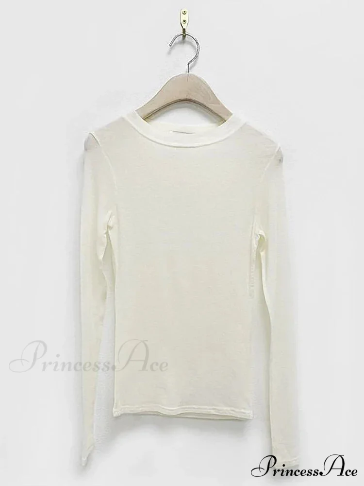 Simple Summer Airy Long Sleeve Lightweight Knit Top - Image 7