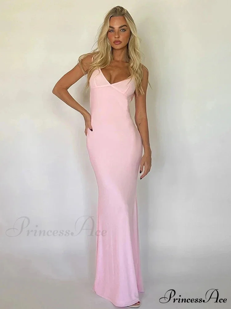 Siren Sleek Fitted Long Holiday Dress - Image 3