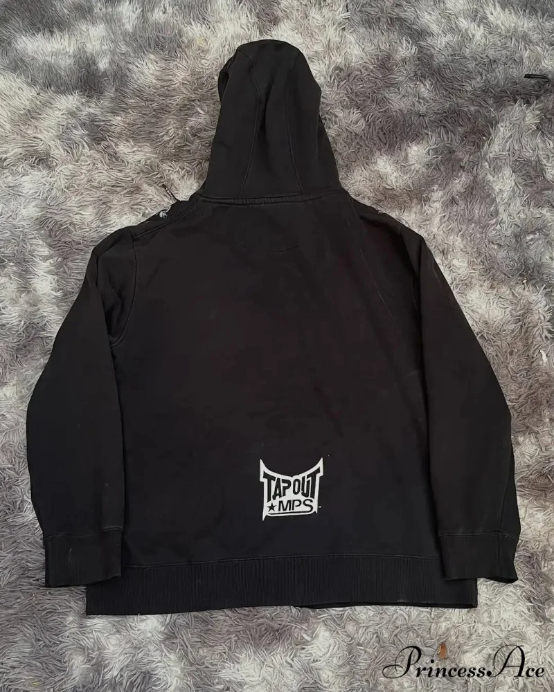 Skeleton Pattern Hooded Sweater - Image 2