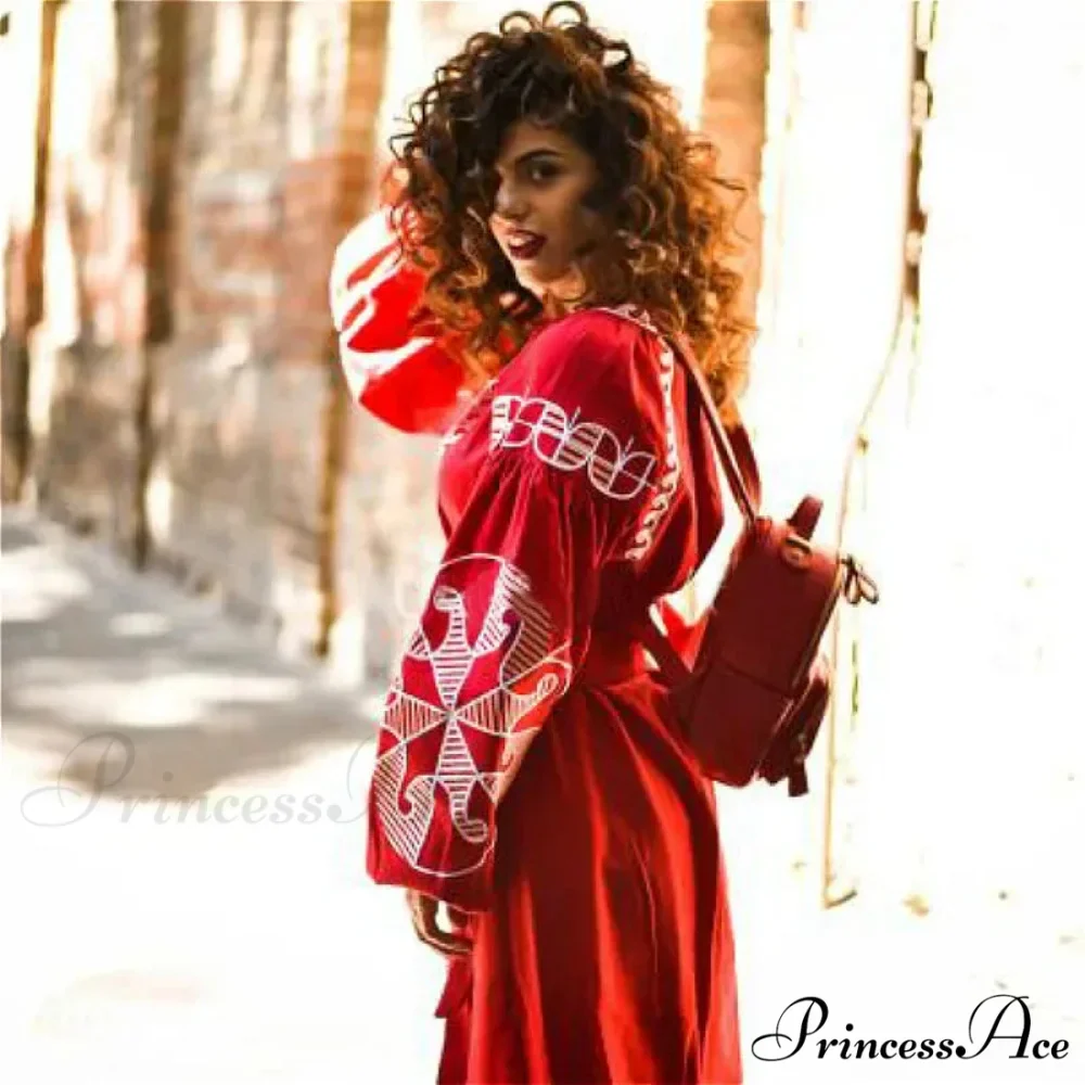 Sleeve Ethnic Tunic Boho Dress - Image 3