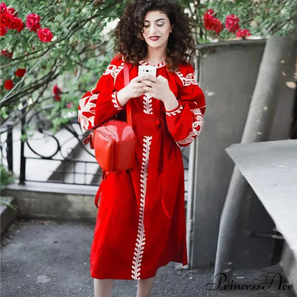 Sleeve Ethnic Tunic Boho Dress - Image 5