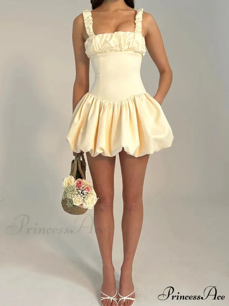 Sleeveless Ruffled Zip Mini Dress - Image 6