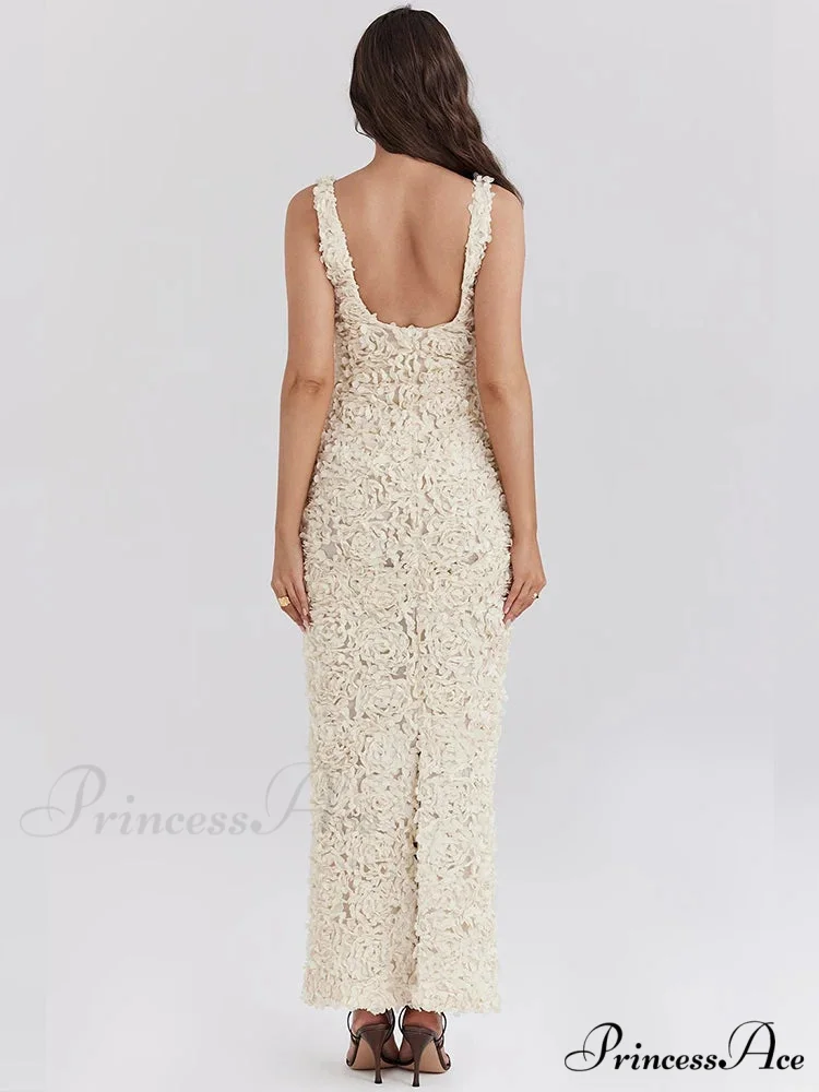 Slim Bodycon Maxi Vacation Dress - Image 5