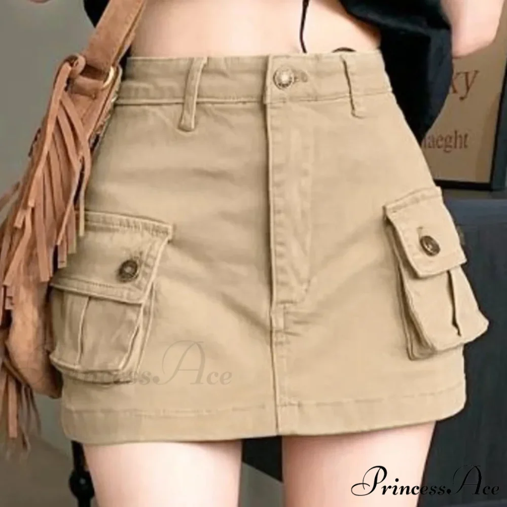 Slip Denim Tall Waist Skirt - Image 2