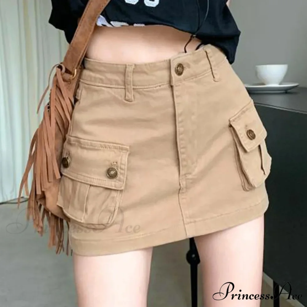 Slip Denim Tall Waist Skirt - Image 5