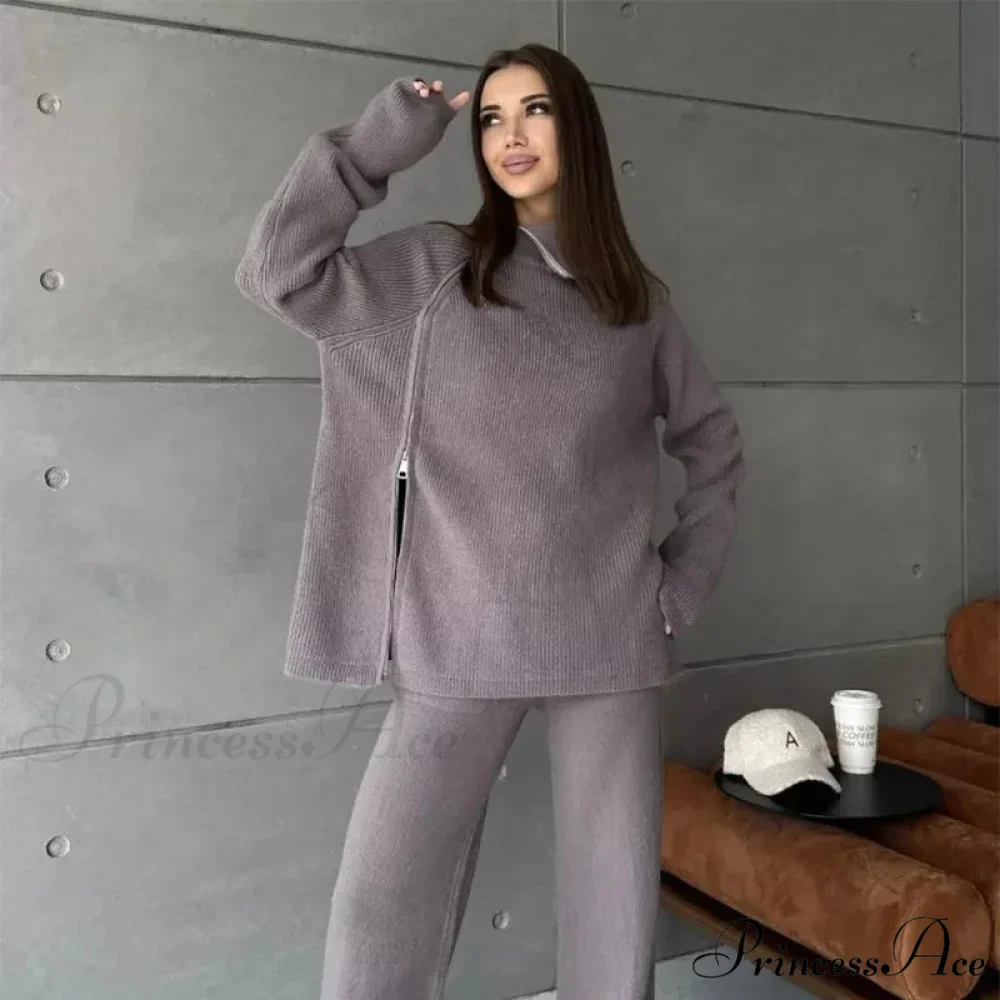 Slow Collar Zip Sweater - Image 12