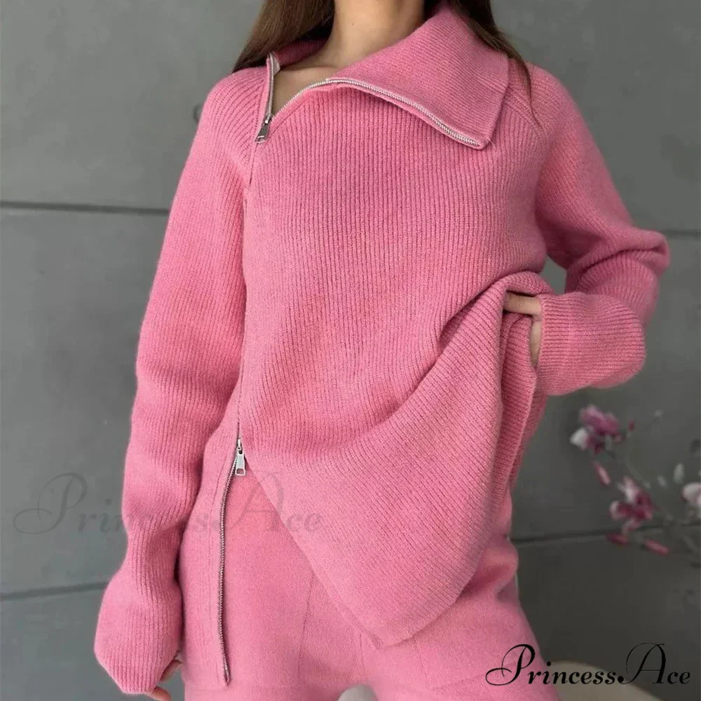 Slow Collar Zip Sweater - Image 5