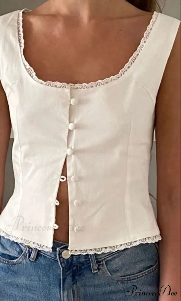Smooth Button Dairy Farmer Crop Top - Image 4