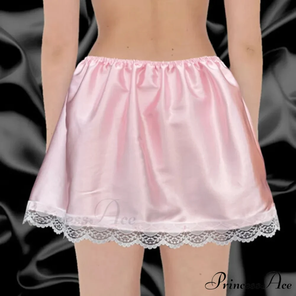 Smooth Ribbon Fluffy Hang Skirt - Image 3