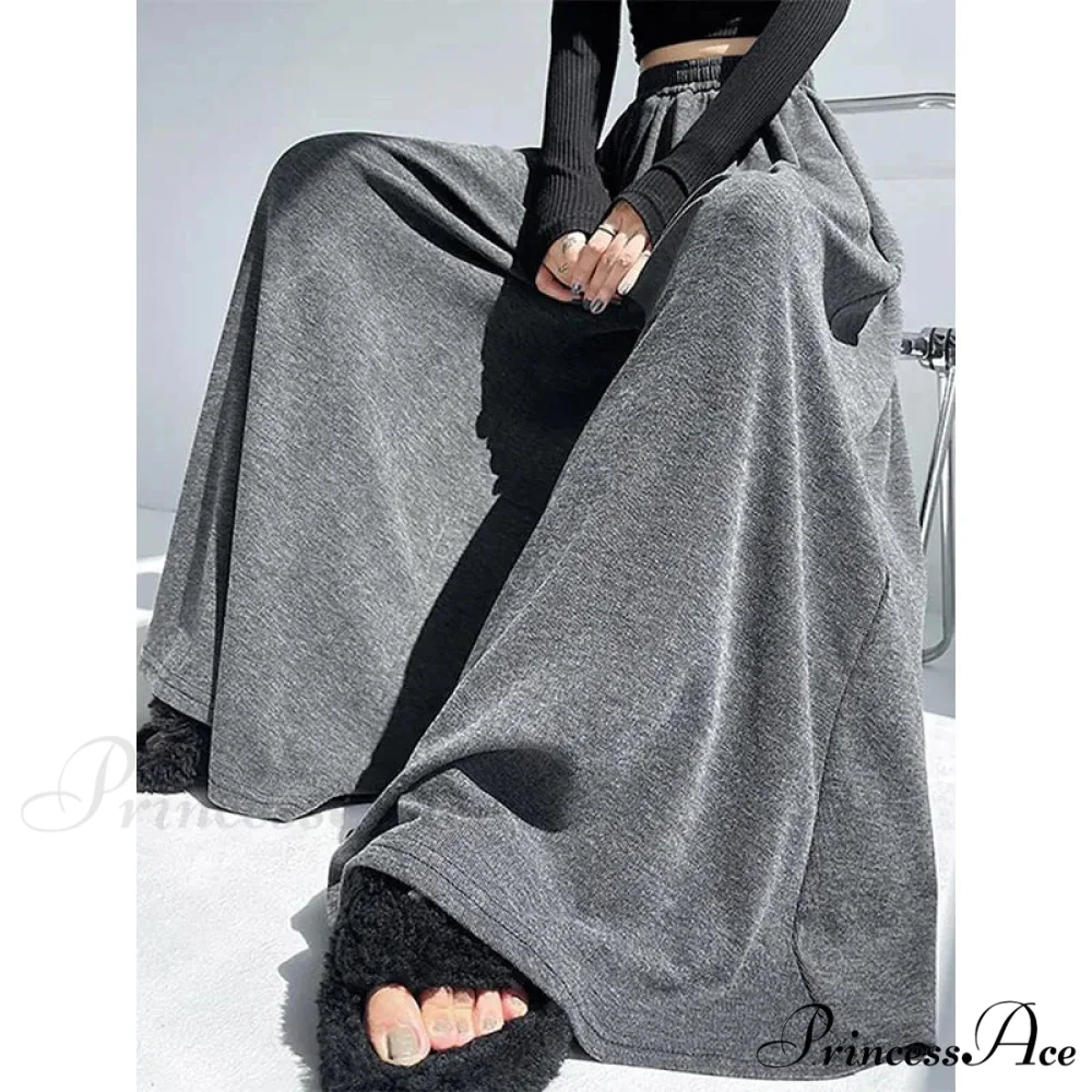 Soft Elevated Waist Informal Wide Leg Trousers - Image 3