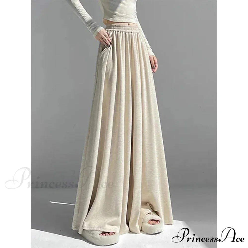 Soft Elevated Waist Informal Wide Leg Trousers - Image 4