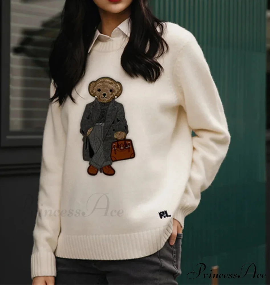 Soft Ralph Bear Pullover Sweater - Image 2