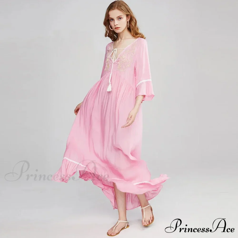 Soft Rayon Bohemian Dress - Image 6