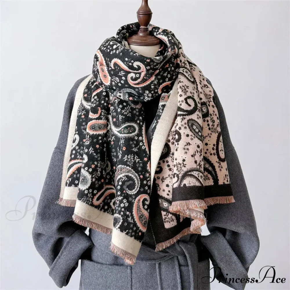 Soft Shawl Wraps Cold Scarf - Image 8