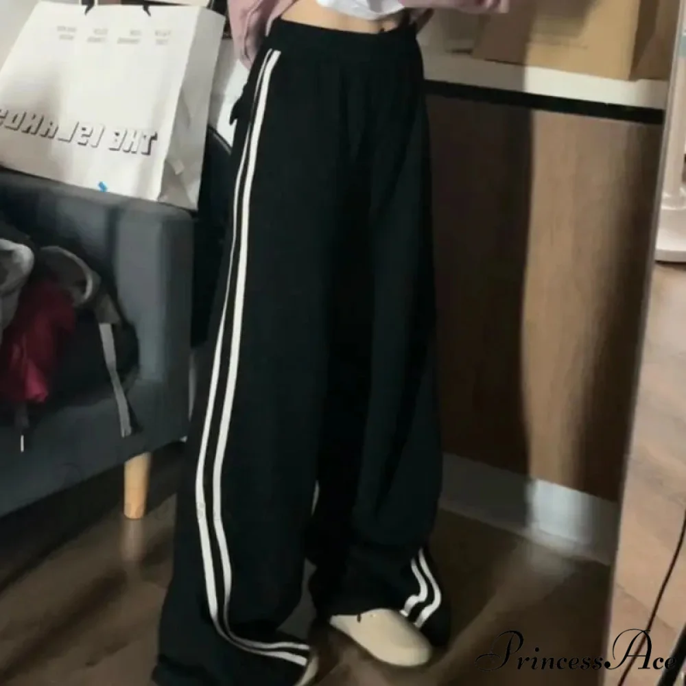 Soft Striped Winter Sweatpants Trousers - Image 3